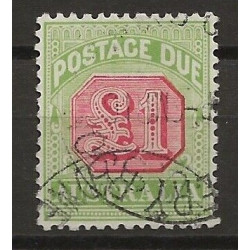 AUSTRALIA 1909 10 SG D73 USED AUSTRALIA 1909 10 SG D73 USED