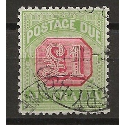 Showing image for AUSTRALIA 1909 10 SG D73 USED