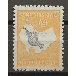 AUSTRALIA 1915 SG 30w MINT WATERMARK INVERTED AUSTRALIA 1915 SG 30w MINT WATERMARK INVERTED