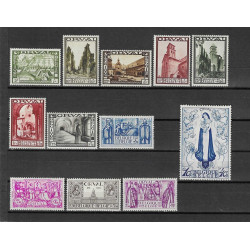 BELGIUM 1933 SG 633 644 MNH BELGIUM 1933 SG 633 644 MNH