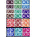 BELGIUM — SCOTT 322-337,338-353 — LION RAMPANT SETS— MNH IMPERFORATE BLOCKS Bild