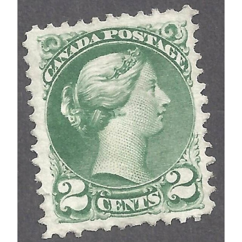 Kanada Nr. 36e, Pracht (VF), postfrisch (MINT), Originalgummi (OGH), 2 Cent Grün, „Small Queen“-Ausgabe, Zähnung 11,5 x 12, Katalogwert 1.000 $ Bild