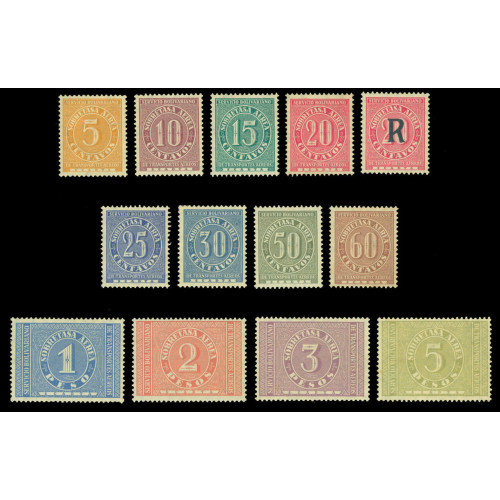 Showing image for COLOMBIA-1929-AIRMAIL---International-Airmail-usage-set-Sc-No--C68-C79+CF3-mint-LH