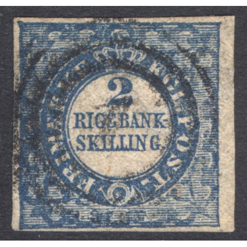 Denmark-1851-2-RBS-Blue-Thiele-Plate-1-Sismondo-CERT-Scott-1-VFU Bild