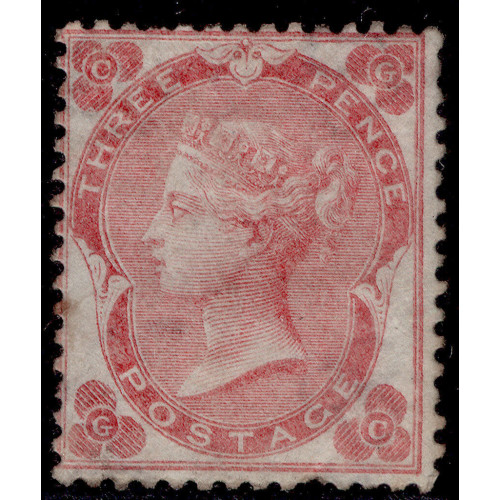 GB-QV-SG77--SCARCE-3d-pale-carmine-rose--M-MINT Bild