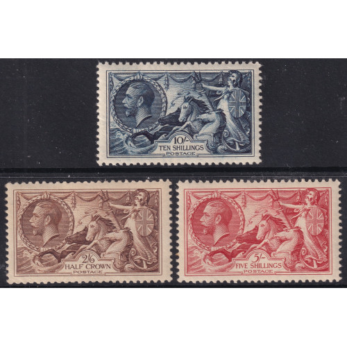 GB-Sc-No--222--224-KGV-1934-Britannia--MLH-complete-set Bild