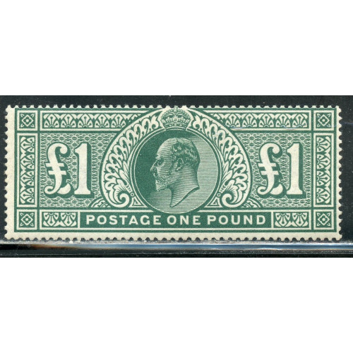 GREAT-BRITAIN-EDWARD-VII-DE-LA-RUE-SCOTT-No-142-SG-No-266-ORIGINAL-GUM-MINT-HINGED Bild