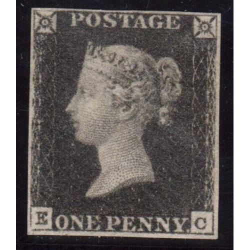 Great-Britain--No-1-VF-Mint-With-Four-Margins Bild