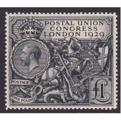 Great-Britain-Scott-209-1929-KGV-1-Pound-P.U.C-VF-MLH Great-Britain-Scott-209-1929-KGV-1-Pound-P.U.C-VF-MLH