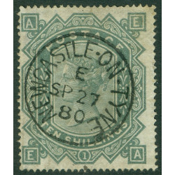 SG-128-10---grey-green.-Very-fine-used-with-a-crisply-struck-Newcastle-Upon SG-128-10---grey-green.-Very-fine-used-with-a-crisply-struck-Newcastle-Upon
