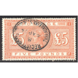 GB-QV-SG-O9--SCARCE-5s-rose--FINE-USED GB-QV-SG-O9--SCARCE-5s-rose--FINE-USED