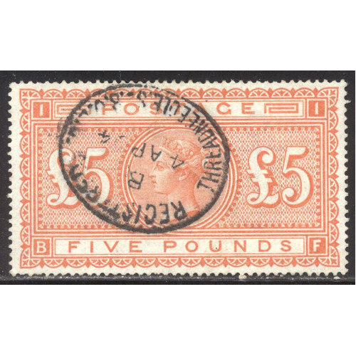 GB-QV-SG-O9--SCARCE-5s-rose--FINE-USED Bild
