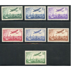 FRANCE SCOTT No C8 14 PLANE OVER PARIS MINT HINGED AS SHOWN