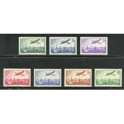FRANCE SCOTT No C8 14 PLANE OVER PARIS MINT HINGED AS SHOWN
