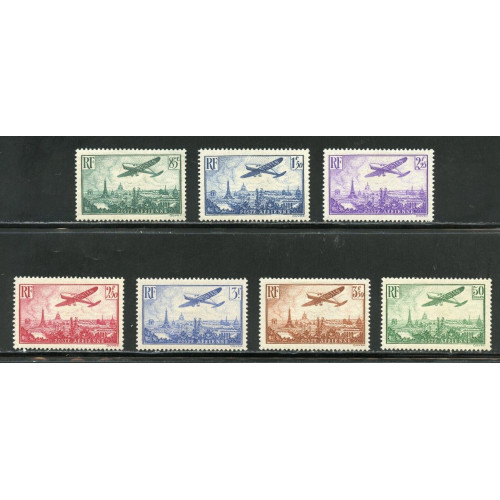 FRANCE SCOTT No C8 14 PLANE OVER PARIS MINT HINGED AS SHOWN Bild