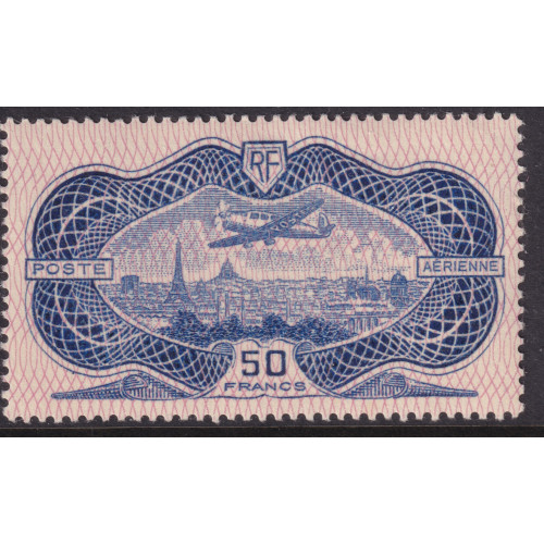 France Sc No C15 Aircraft 1936 MLH complete airmail issue VF ExF CV $625.00 Bild