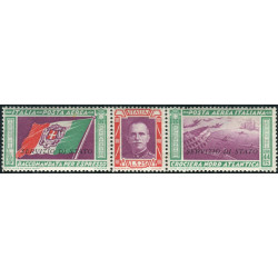 ITALY-1933-TRIPTYCH-STATE-SERVICE-WATERMARK-LETTERS-9-10-MNH-RARITY