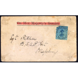 Cape of Good Hope 1900 Issued in Mafeking Baden Powell Sc No 179 Used on Cover Cape of Good Hope 1900 Issued in Mafeking Baden Powell Sc No 179 Used on Cover
