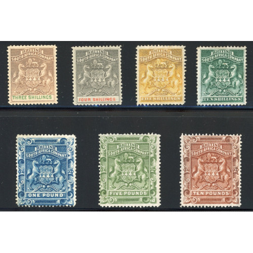 Rhodesia 1890-94 Sc No 12 19 Mint Fine Very Fine Original Gum Hinged RARE GEM Bild