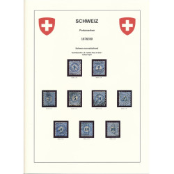 Schweiz Portomarken Schöne o Sammlung der Mi.Nr.1-14 Schweiz Portomarken Schöne o Sammlung der Mi.Nr.1-14