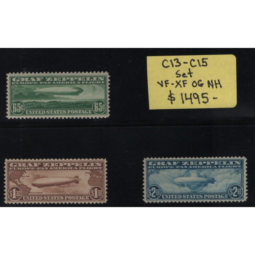 C13---C15-VF-XF-Zeppelin-Set-mint-never-hinged-nice-color Bild