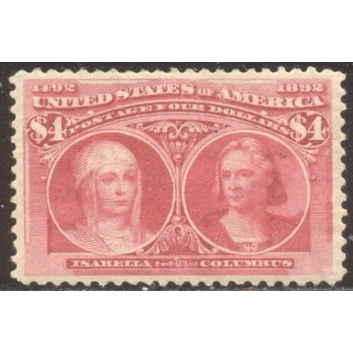 U.S.--No-244-Mint-BEAUTY---1893-$4.00-Columbian Bild