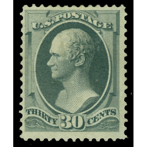 US-1873-Hamilton-30c-gray-black-Scott--No--165-mint-MH-VF-w-Cert Bild