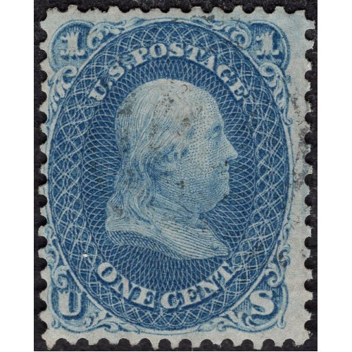 US--No-63c-Fine--Used.-Light-cancellation---rare-LAID-PAPER Bild