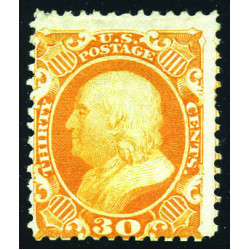 Scott #46 Fine-unused. Pulled perf at right. Showpiece! SCV $3000  wirh 2020 PSE