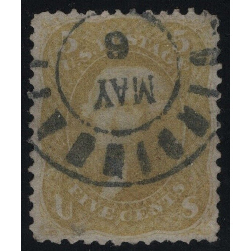 67b-Rare-VF-app.-PSE-cert-used-neat-cancel-nice-color Bild