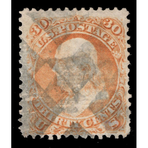 US-STAMPS-no-100-GRILLED-USED Bild