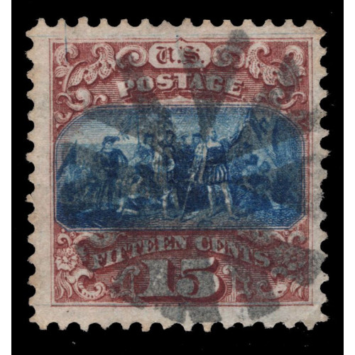 US-STAMPS-no-118-GRILLED-USED Bild
