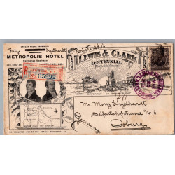 1903-Portland-OR-USA-Lewis-And-Clark-Cover-to-Coburg-Germay-Via-New-York-NY
