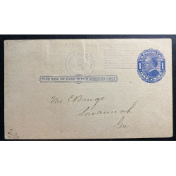 1911-Albany-GA-USA-Aerial-Sub-Station-Postcard-Early-Airmail-cover-To-Savann