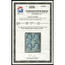 ScNo 7 Block 4. SHOWPIECE! Scott cat. - $1,100.00. w 2021 PSE certificate. Bild