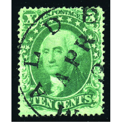 Scott No 34 VF-used. Gorgeous showpiece! With 1990 PSE cert and 2000 PF cert. Bild